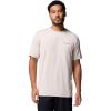 Columbia Mens Kwick Hike Back Graphic Short Sleeve Tee, Dark Stone Heather/Linescape, X-Large