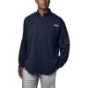 Columbia Mens PFG Tamiami Ii Long Sleeve Shirt(Collegiate Navy)