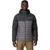 Columbia Men’s Powder Lite II Hooded Jacket(City Grey/Shark)