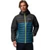 Columbia Men’s Powder Lite II Hooded Jacket(Everblue/Shark)
