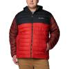 Columbia Men’s Powder Lite II Hooded Jacket(Sail Red/Black/Spice)