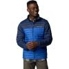 Columbia Mens Silver Falls II Jacket(Mountain Blue/Collegiate Navy)
