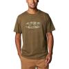 Olive Green Heather/Wanderland Graphic