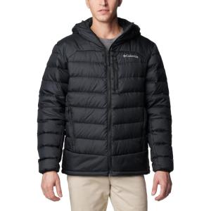 Columbia Mens Autumn Park Ii Down Hooded Jacket(Black)