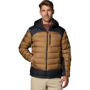 Columbia Mens Autumn Park Ii Down Hooded Jacket(Delta/Black)