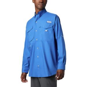 Columbia Mens Bonehead Ls Shirt(Vivid Blue)