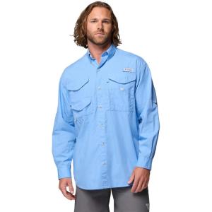 Columbia Mens Bonehead Ls Shirt(White Cap)