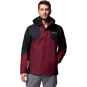 Columbia Mens Bugaboo Iii Fleece Interchange Jacket(Rich Wine/Black)