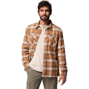 Columbia Mens Cornell Woods Fleece Lined Shirt Jacket(Delta Lumberjack Tartan)