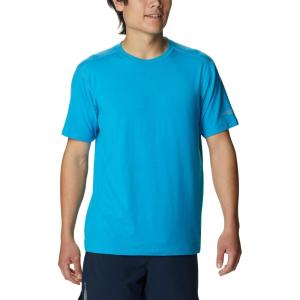 Columbia Mens Endless Trail Running Tech Tee(Ocean Blue)