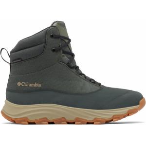 Columbia Men’s Expeditionist Protect Omni-heat Insulated Snow Boots(Gravel/Dark Moss)