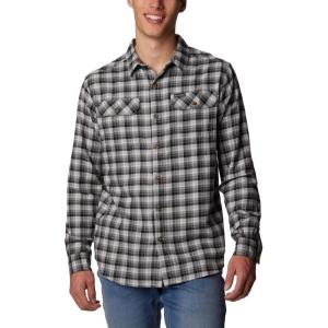 Columbia Mens Flare Gun Stretch Flannel(Columbia Grey Gradient Check)