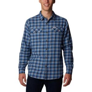 Columbia Mens Flare Gun Stretch Flannel(Dark Mountain Gradient Check)