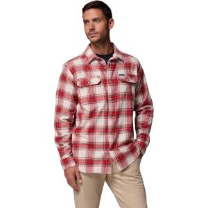 Columbia Mens Flare Gun Stretch Flannel(Mtn Red Two Lane Tartan)