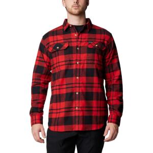 Columbia Mens Flare Gun Stretch Flannel(Sail Red River Crossing Plaid)