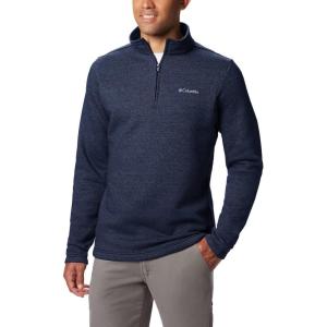 Columbia Men’s Great Hart Mountain III Half Zip(Collegiate Navy Heather)