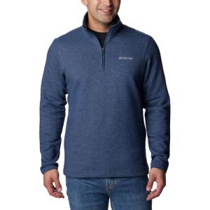 Columbia Men’s Great Hart Mountain III Half Zip(Dark Mountain Heather)