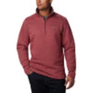 Columbia Men’s Great Hart Mountain III Half Zip(Red Jasper Heather)