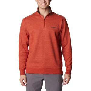 Columbia Men’s Hart Mountain II Half Zip Jacket(Warp Red Heather)