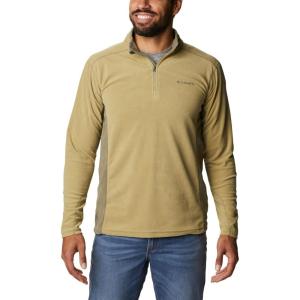 Columbia Men’s Klamath Range Ii Half Zip(Savory/Stone Green)