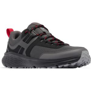 Columbia Men’s Konos Low Hiking Shoes(Dark Grey/Mountain Red)