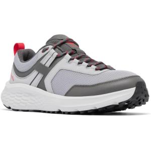 Columbia Men’s Konos Low Hiking Shoes(Steam/Mountain Red)