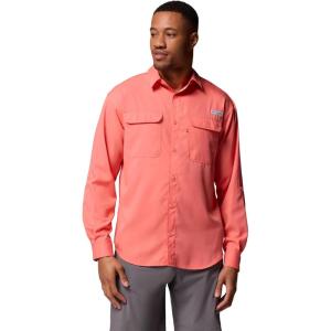 Columbia Men’s PFG Backwater Long Sleeve Shirt(Melonade)