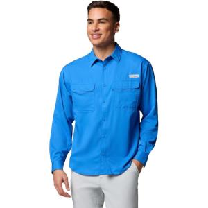 Columbia Men’s PFG Backwater Long Sleeve Shirt(Vivid Blue)