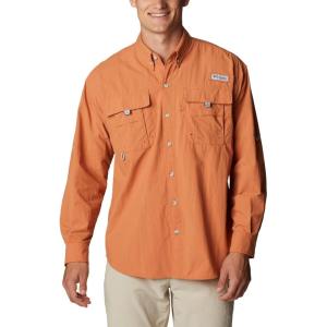 Columbia Men’s PFG Bahama II Long Sleeve Shirt(Island Orange)