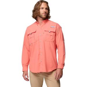 Columbia Men’s PFG Bahama II Long Sleeve Shirt(Melonade)