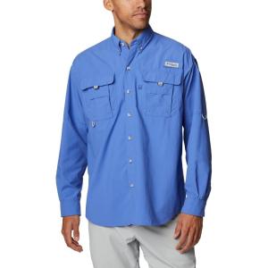 Columbia Men’s PFG Bahama II Long Sleeve Shirt(Violet Sea)