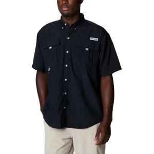 Columbia Men’s PFG Bahama II Short Sleeve Shirt(Black/Realtree Edge)