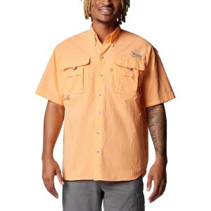 Columbia Men’s PFG Bahama II Short Sleeve Shirt(Bright Nectar)