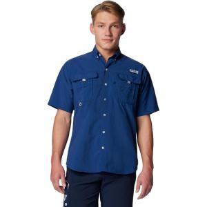 Columbia Men’s PFG Bahama II Short Sleeve Shirt(Carbon)