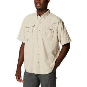 Columbia Men’s PFG Bahama II Short Sleeve Shirt(Fossil/Realtree Edge)