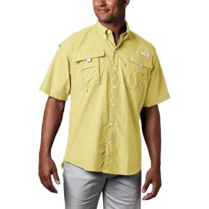 Columbia Men’s PFG Bahama II Short Sleeve Shirt(Sunlit)