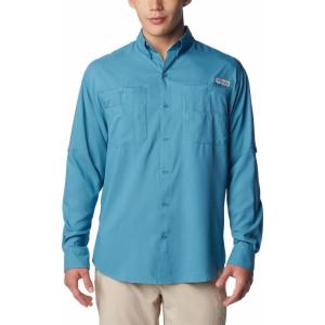 Columbia Mens PFG Tamiami Ii Long Sleeve Shirt(Canyon Blue)