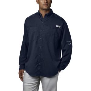 Columbia Mens PFG Tamiami Ii Long Sleeve Shirt(Collegiate Navy)