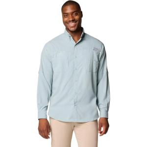 Columbia Mens PFG Tamiami Ii Long Sleeve Shirt(Crushed Blue)
