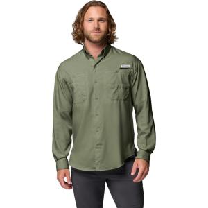 Columbia Mens PFG Tamiami Ii Long Sleeve Shirt(Cypress)