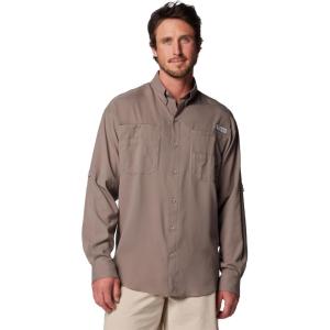 Columbia Mens PFG Tamiami Ii Long Sleeve Shirt(Iron)
