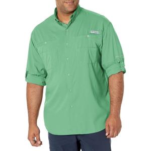 Columbia Mens PFG Tamiami Ii Long Sleeve Shirt(Kelp)