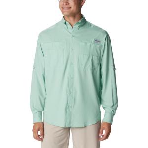 Columbia Mens PFG Tamiami Ii Long Sleeve Shirt(New Mint)