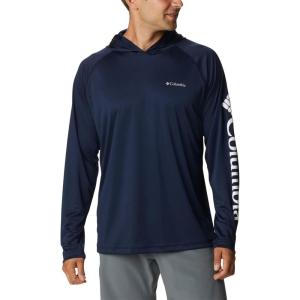 Columbia Men’s PFG Uncharted Hoodie(Collegiate Navy/White)
