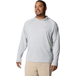 Columbia Men’s PFG Uncharted Hoodie(Cool Grey Heather)