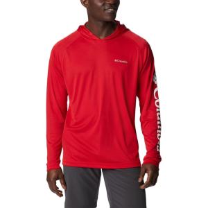 Columbia Men’s PFG Uncharted Hoodie(Mountain Red)