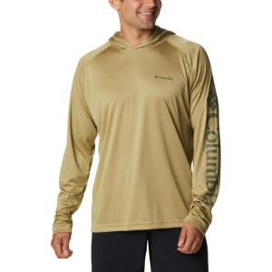 Columbia Men’s PFG Uncharted Hoodie(Savory/Stone Green)