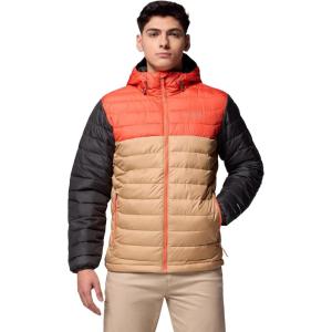 Columbia Men’s Powder Lite II Hooded Jacket(Canoe/Zing/Shark)