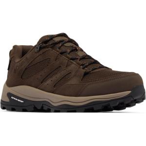 Columbia Mens Redmond IV Low Waterproof(Cordovan/Tangy Orange)