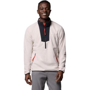 Columbia Mens Sequoia Grove Half Zip Fleece(Dark Stone/Black)